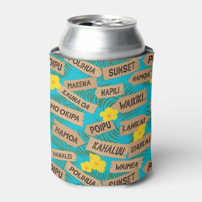 Hawaii Beach Party Can Cooler (Can Front)