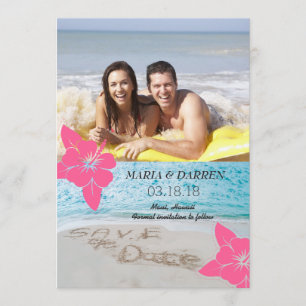 Hawaii Beach Save the Date