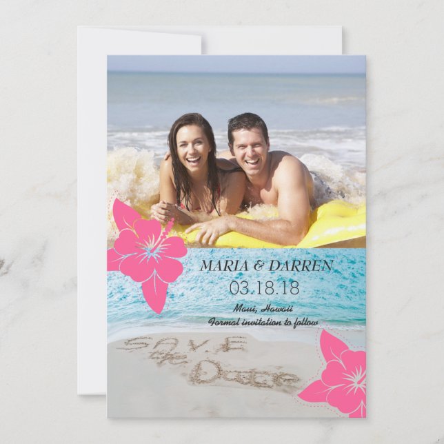 Hawaii Beach Save the Date (Front)