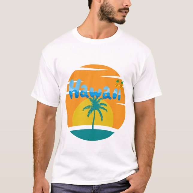 Hawaii beach T-Shirt (Front)