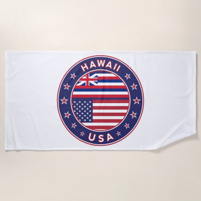 Hawaii Beach Towel (Front)
