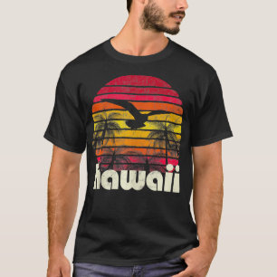 Hawaii Beach Vintage Retro Sun Men Women Kids Gif T-Shirt
