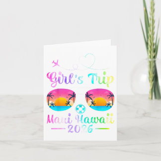 Hawaii beach women girls trip 2026 summer vibes  card
