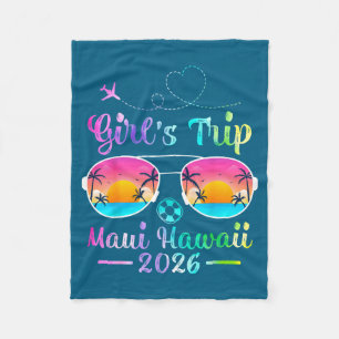 Hawaii beach women girls trip 2026 summer vibes fleece blanket