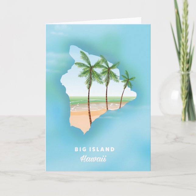 Hawaii Big island Holiday Card (Front)