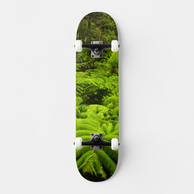 Hawaii, Big Island, Lush tropical greenery in Skateboard (Front)