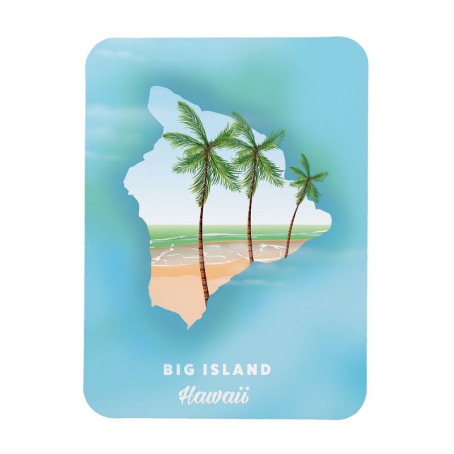 Hawaii Big island Magnet (Vertical)