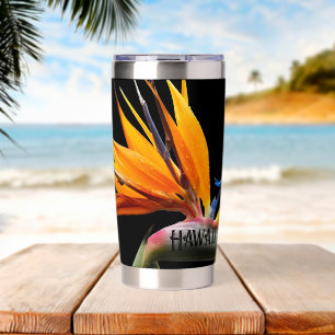 Hawaii Bird of Paradise Plant Flower Insulated Tumbler