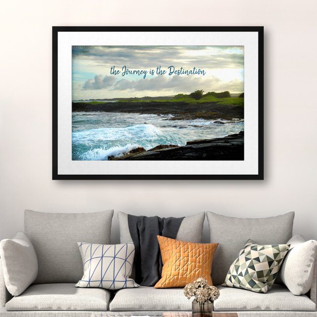 Hawaii Black Sand Beach Journey Is Destination Poster (Creator Uploaded)