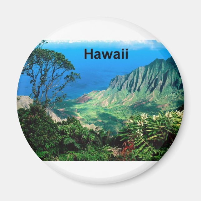 Hawaii Breezes Kalalau Valley Kauai (St.K.) Magnet (Front)