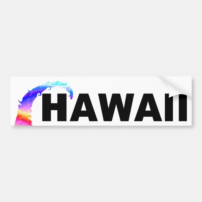 Hawaii Bumper Sticker (Front)