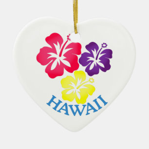 Hawaii Ceramic Tree Decoration