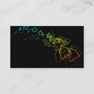 hawaii chill blur business card