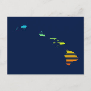 hawaii chill fade postcard