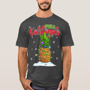 Hawaii Christmas Mele Kalikimaka Pineapple Christm T-Shirt