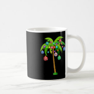 Hawaii Christmas Palm Tree Tropical Xmas Coconut L Coffee Mug