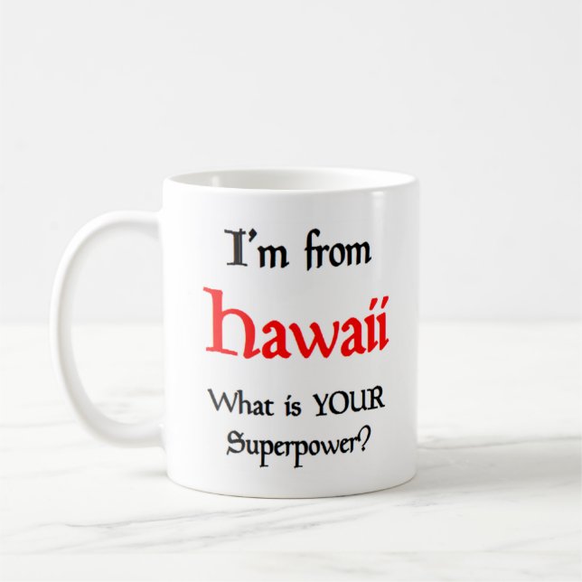 hawaii coffee mug (Left)