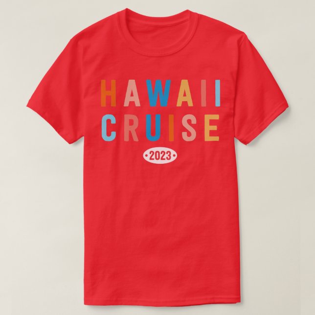 Hawaii Cruise 2023 Besties Matching Vacation Hawai T-Shirt (Design Front)