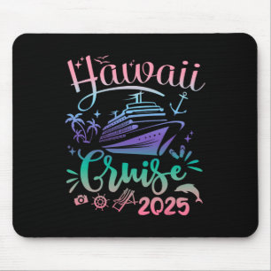 Hawaii Cruise 2025 Family Group Friends Vacation M Mouse Mat