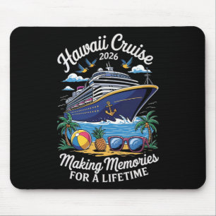 Hawaii Cruise 2026 Vacation Trip Matching Family G Mouse Mat