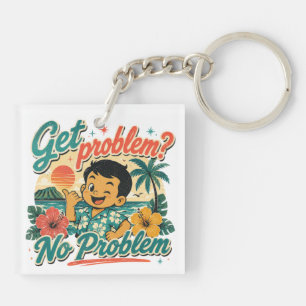 Hawaii culture -Get problem Key Ring