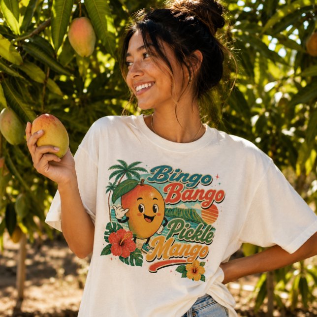 Hawaii culture - pickle mango Tri-Blend shirt (Bingo bango pickle mango
)