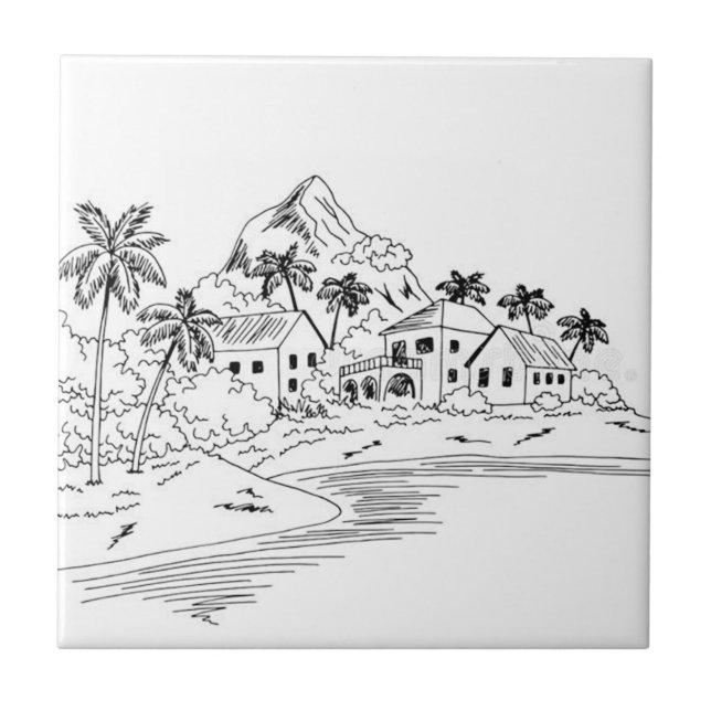 Hawaii design tile (Front)