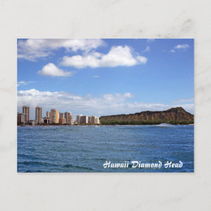 Hawaii Diamond Head Postcard