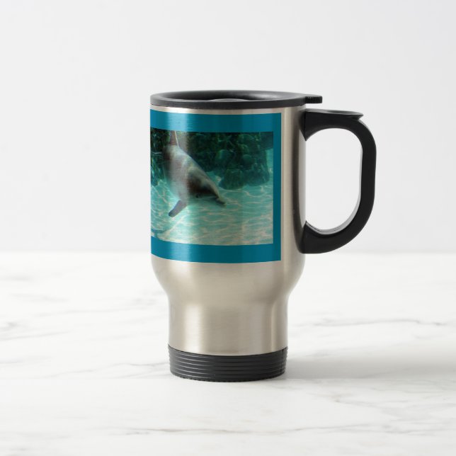 Hawaii Dolphin Travel Mug (Right)