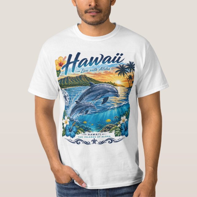hawaii Dolphins T-Shirt (Front)