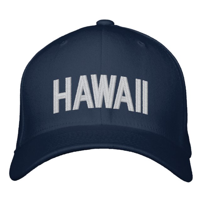 HAWAII EMBROIDERED HAT (Front)