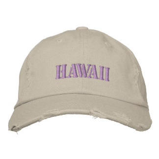 HAWAII EMBROIDERED HAT