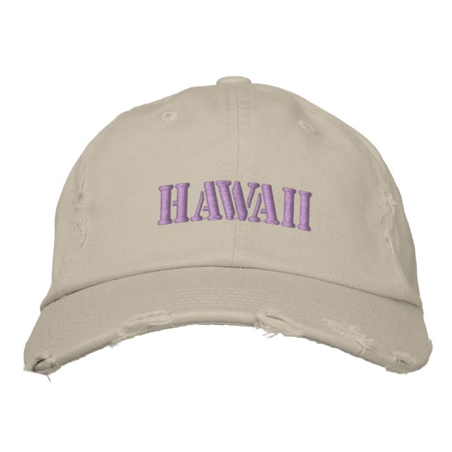 HAWAII EMBROIDERED HAT (Front)