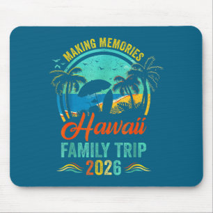 Hawaii Family Vacation Beach Trip Mouse Mat