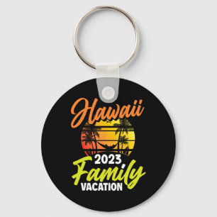 Hawaii Family Vacation Surfing Surfer Hawaii Key Ring