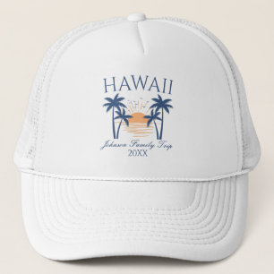 Hawaii Family Vacation Trip Trucker Hat