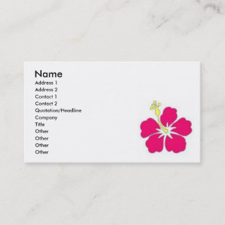 Hawaii Feelings Business Card