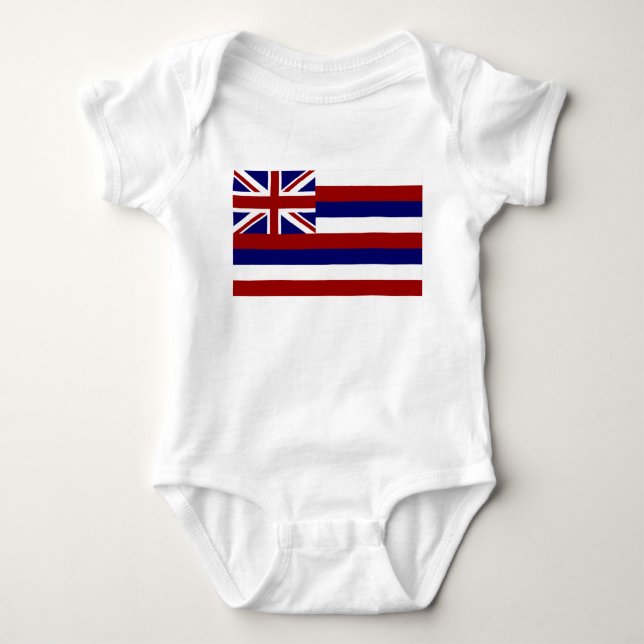 Hawaii flag baby bodysuit (Front)