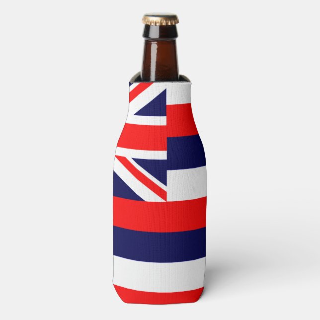 HAWAII Flag Bottle Cooler (Bottle Front)