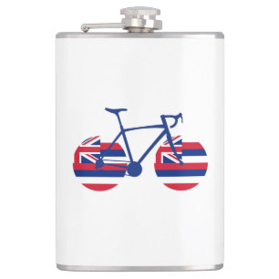 Hawaii Flag Cycling Hip Flask