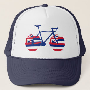 Hawaii Flag Cycling Trucker Hat