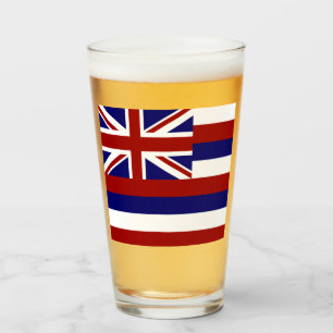 Hawaii flag glass