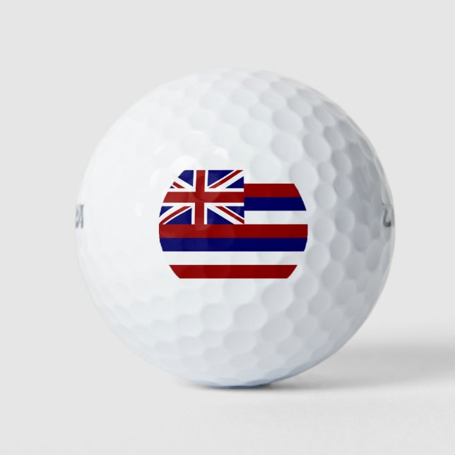 Hawaii flag golf balls (Front)