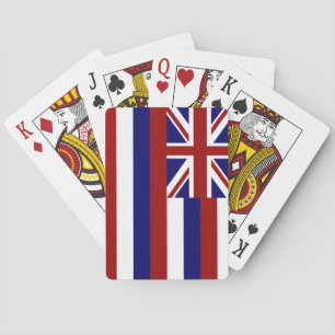 Hawaii flag playing cards