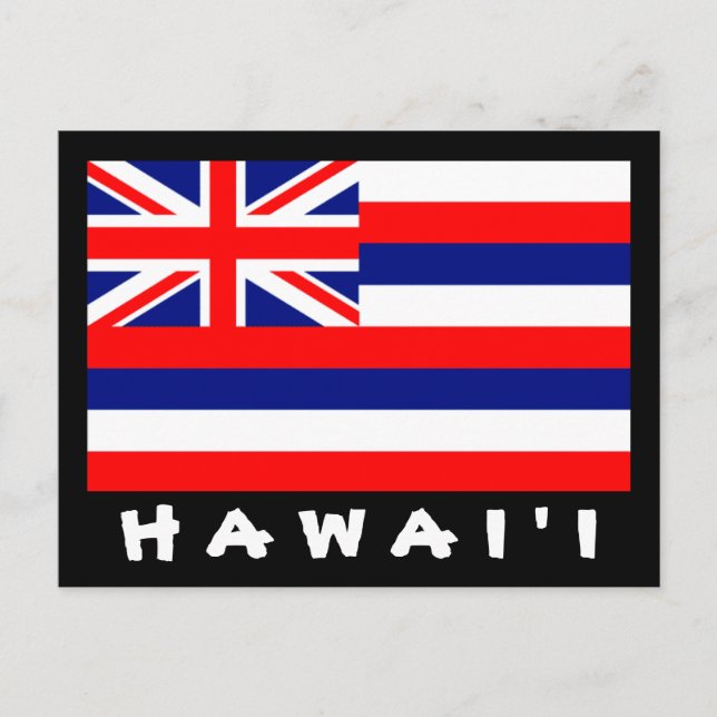 Hawai'i Flag Postcard (Front)