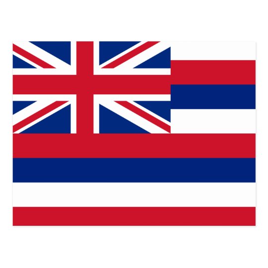 Hawaii Flag Postcard