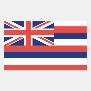 Hawaii Flag Rectangular Sticker