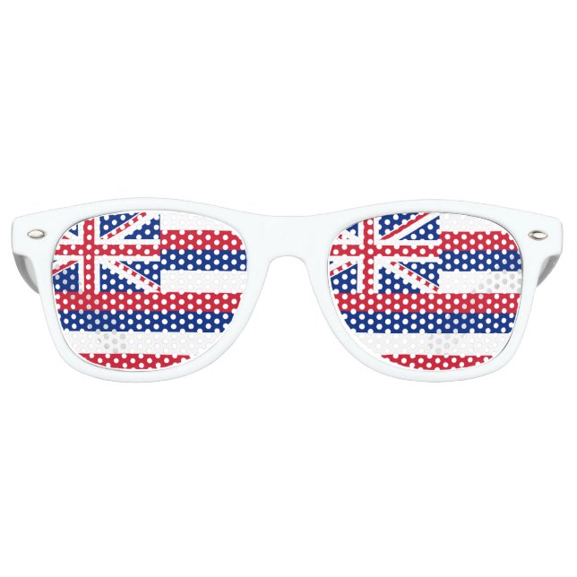 Hawaii Flag Retro Sunglasses (Front)