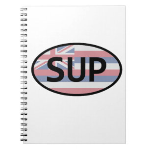 Hawaii Flag Standup Paddling Notebook
