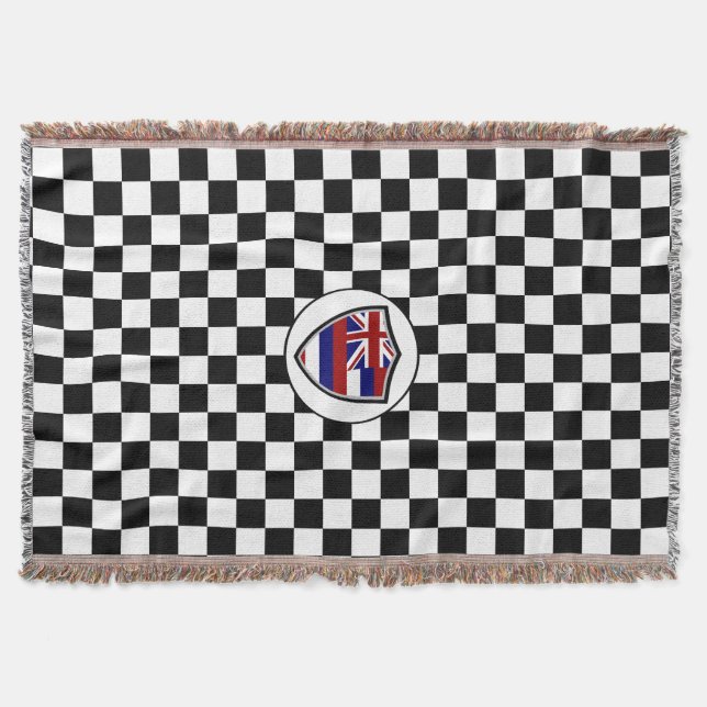 Hawaii flag throw blanket (Front)